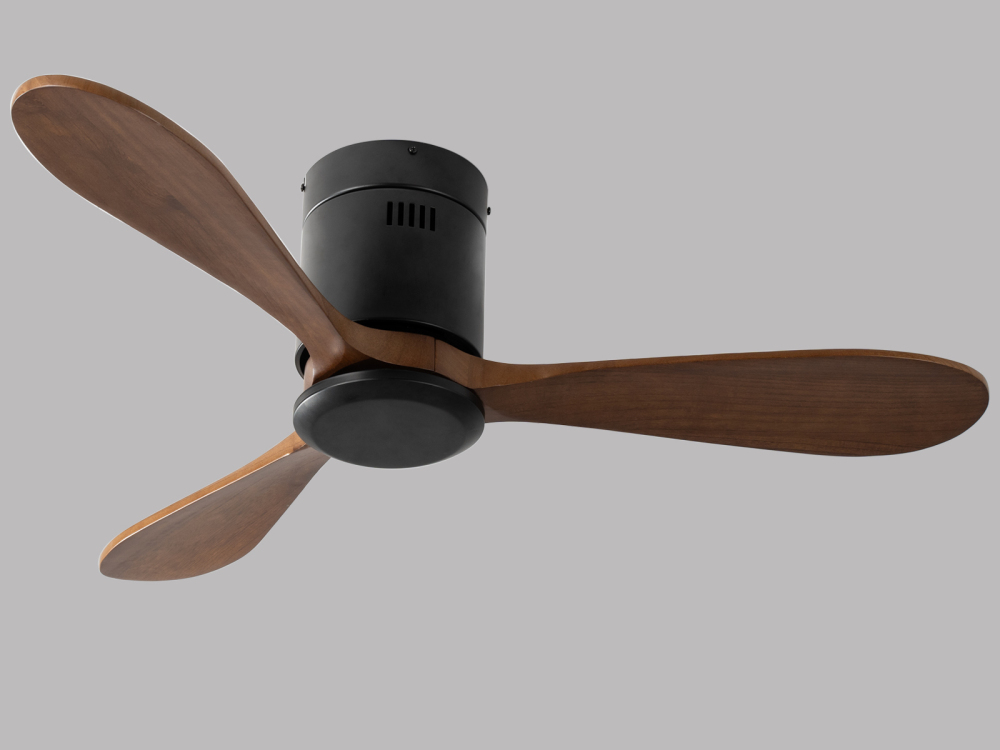 flush mount ceiling fan with no light