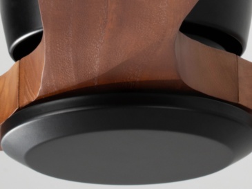 42" Solid Wood Ceiling Fan (NO Light)-Flush Mount, Dc Motor (Mahogany Walnut)