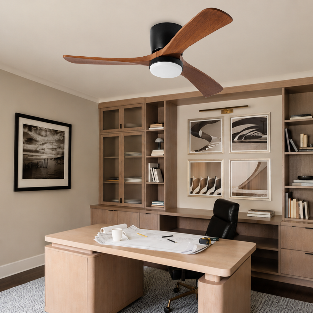 42 inch ceiling fan with light for small home office