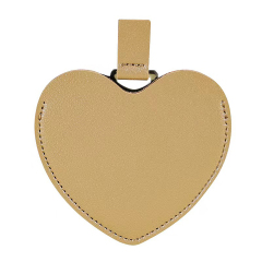 Heart Shape Stainless Steel Mirror with Cover
