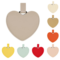 Heart Shape Stainless Steel Mirror with Cover