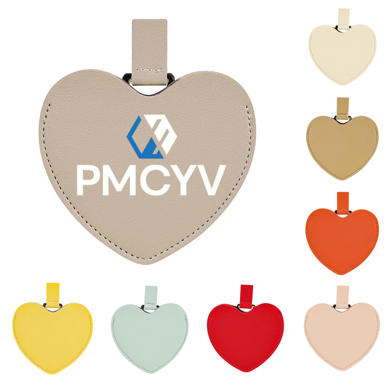 Heart Shape Stainless Steel Mirror with Cover