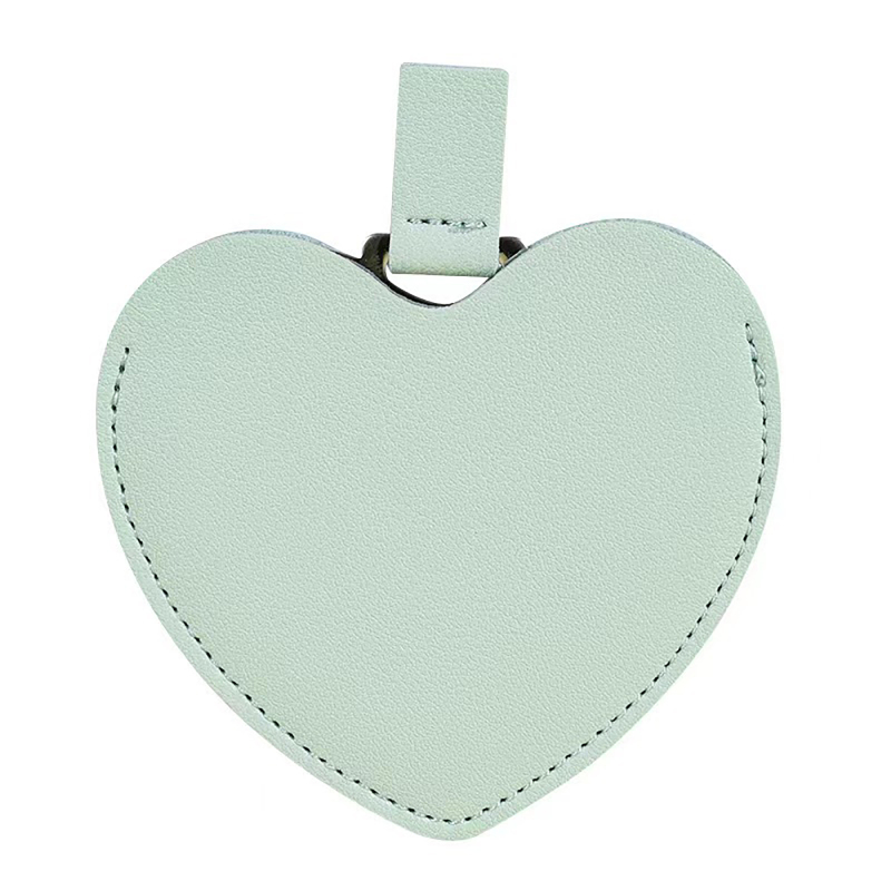 Heart Shape Stainless Steel Mirror with Cover