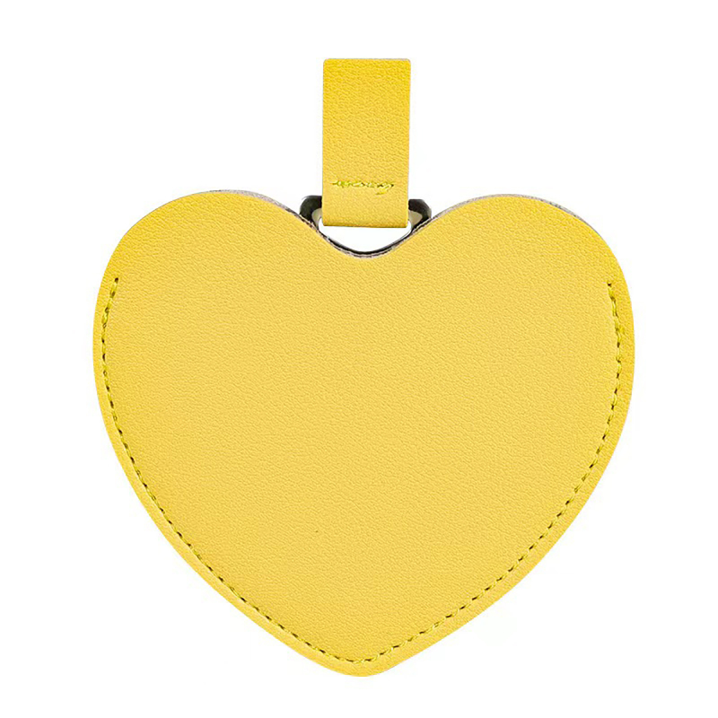 Heart Shape Stainless Steel Mirror with Cover
