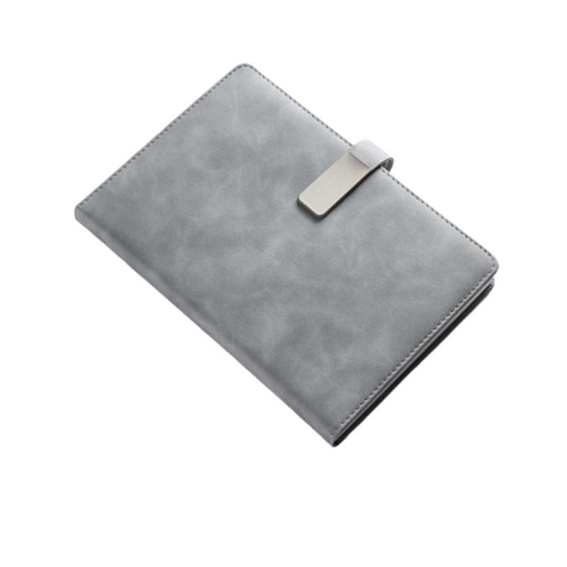 128 Pages Leather-Covered A5 Notebook