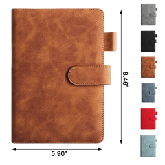 200 Pages A5 Leather Buckle Notebook