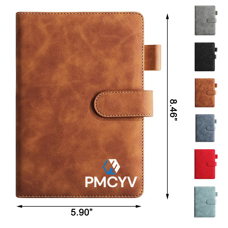 128 Pages A5 Leather Buckle Notebook