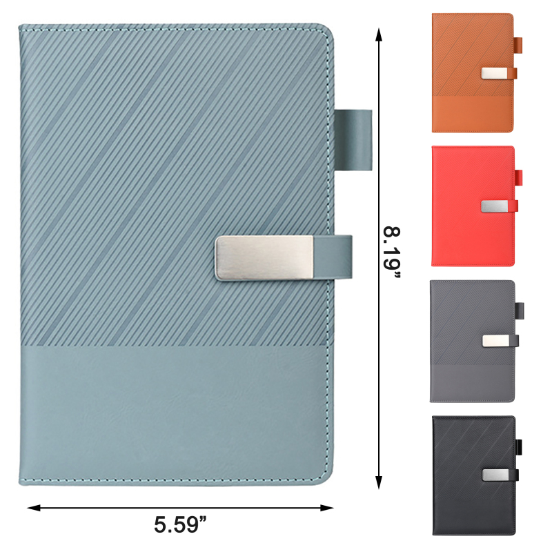 Twill Cover Buckle A5 Notebook