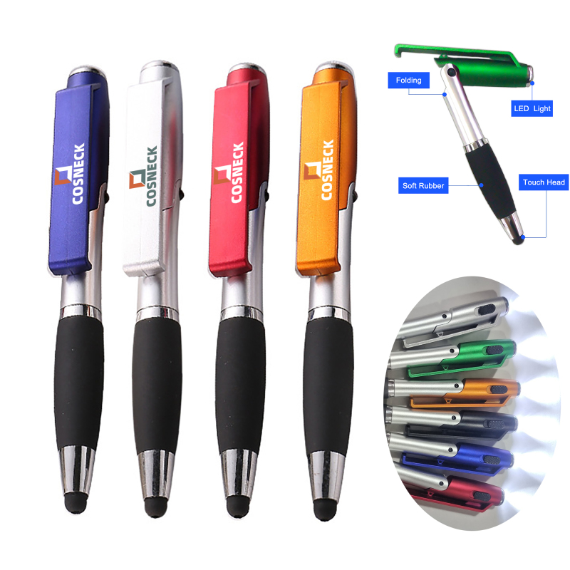 Folding Touch Screen Pen with LED Light