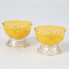 church candles Butter lamp candle  Lotus flower candle