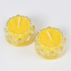 Prayer candle Church candles  Lotus flower Candle