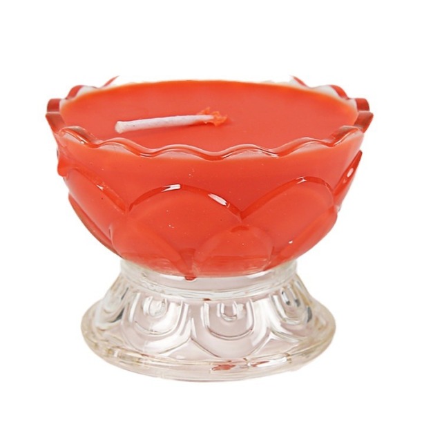 church candles Butter lamp candle  Lotus flower candle
