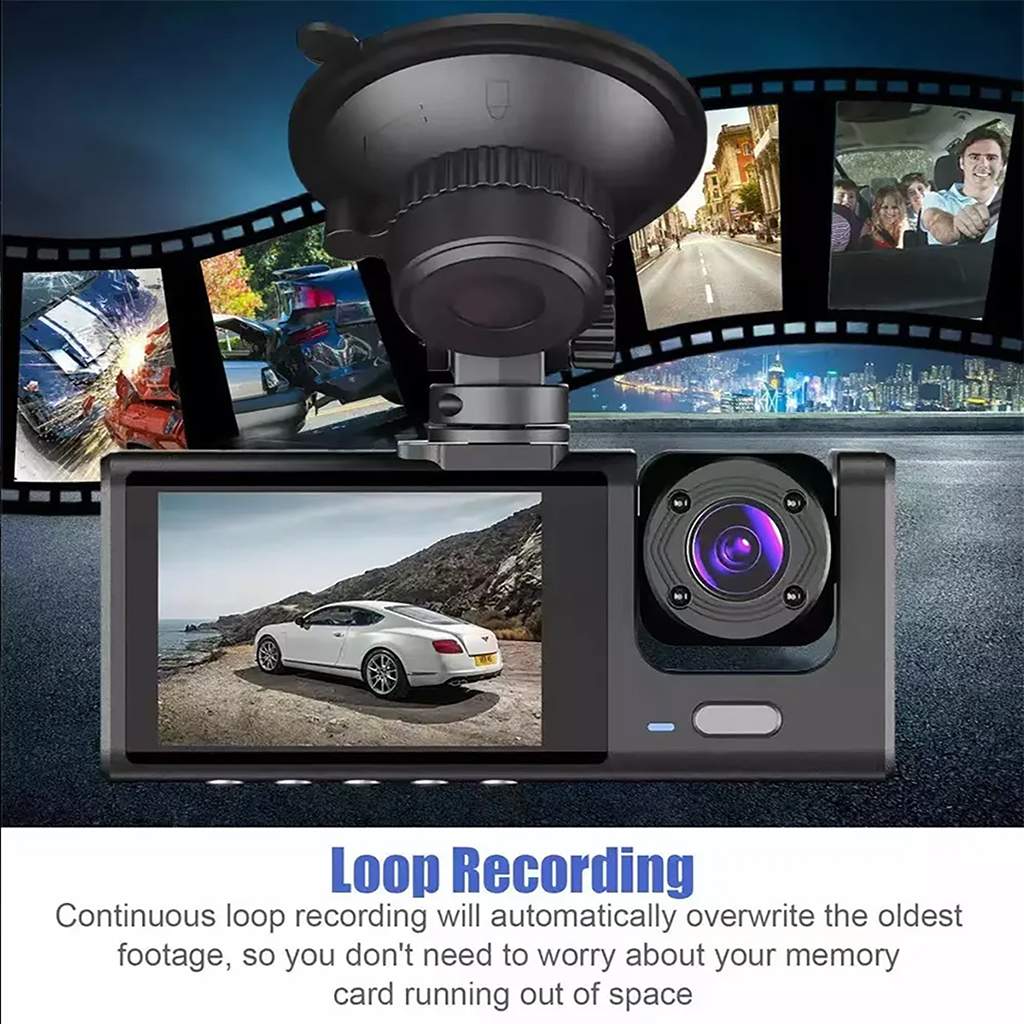 BDl 3 Camera Dash Cam