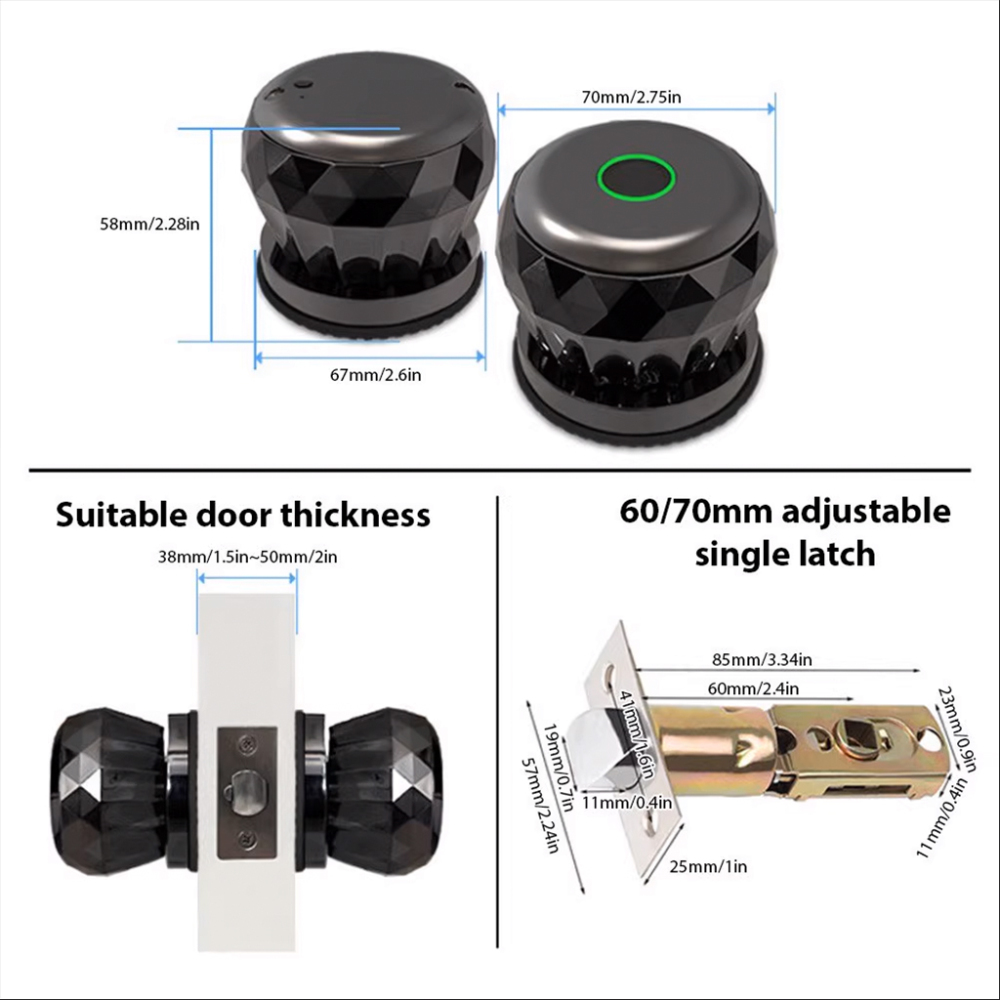 BDI Smart Knob Biometric Door Lock