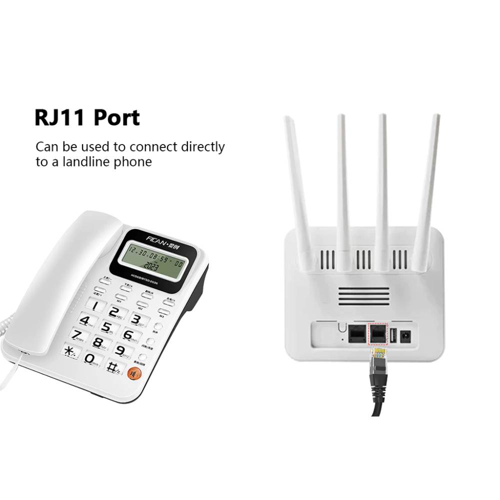 BDI 4GX/Plus Wi-Fi 6 Wireless Router With VoLTE