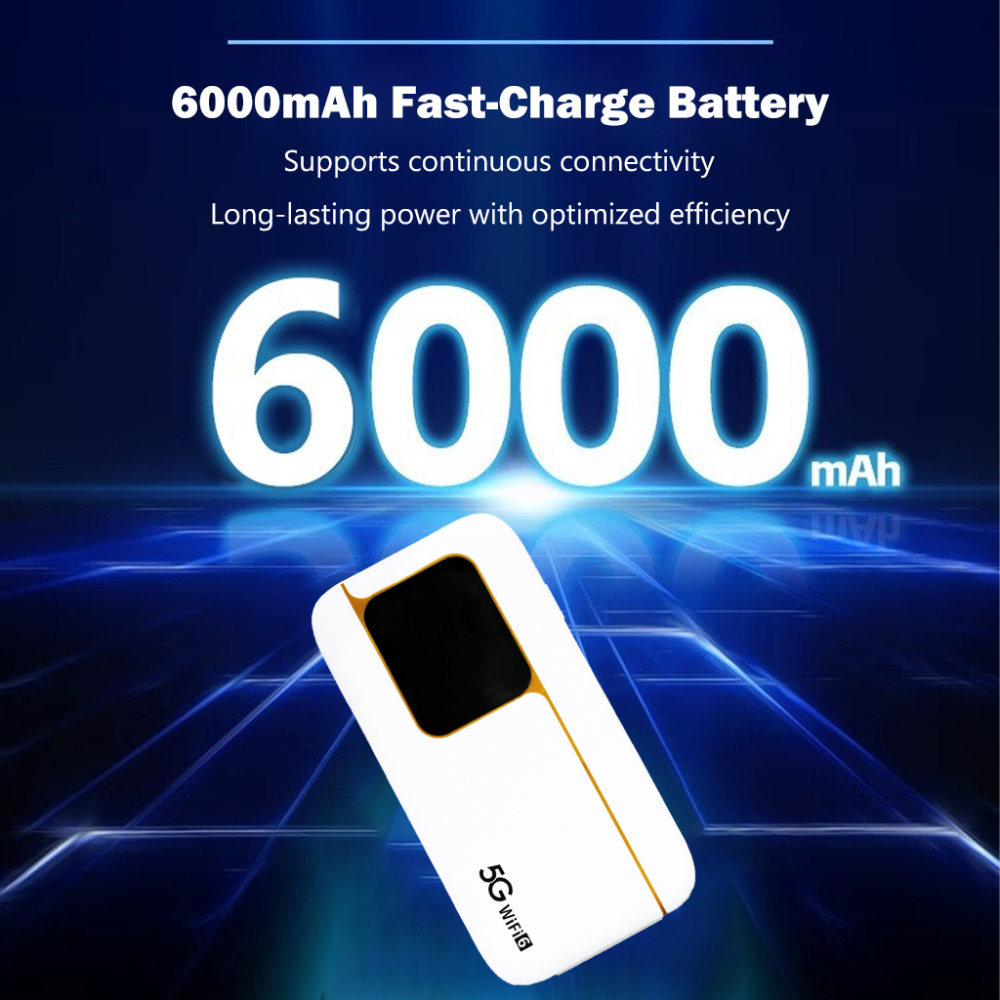 BDI Portable 5G WiFi 6 Router