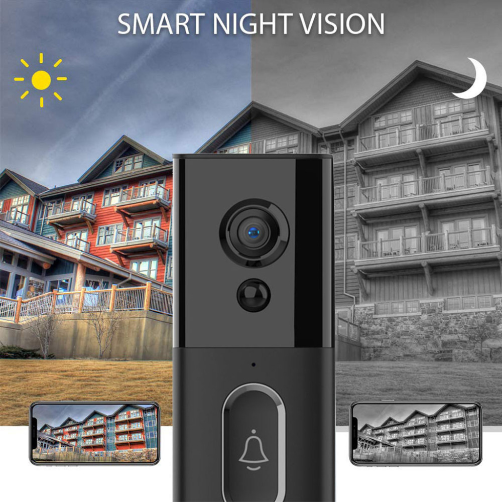 BDI Smart Wi-Fi Video Doorbell with PIR Detection, Full HD, Night Vision & Remote Monitoring