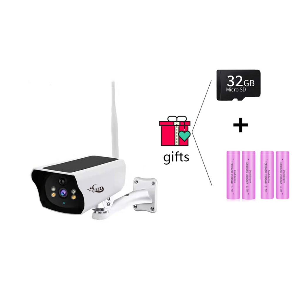 BDI 4G/LTE Solar CCTV Camera Kit: Battery & 32GB SD Card Included"