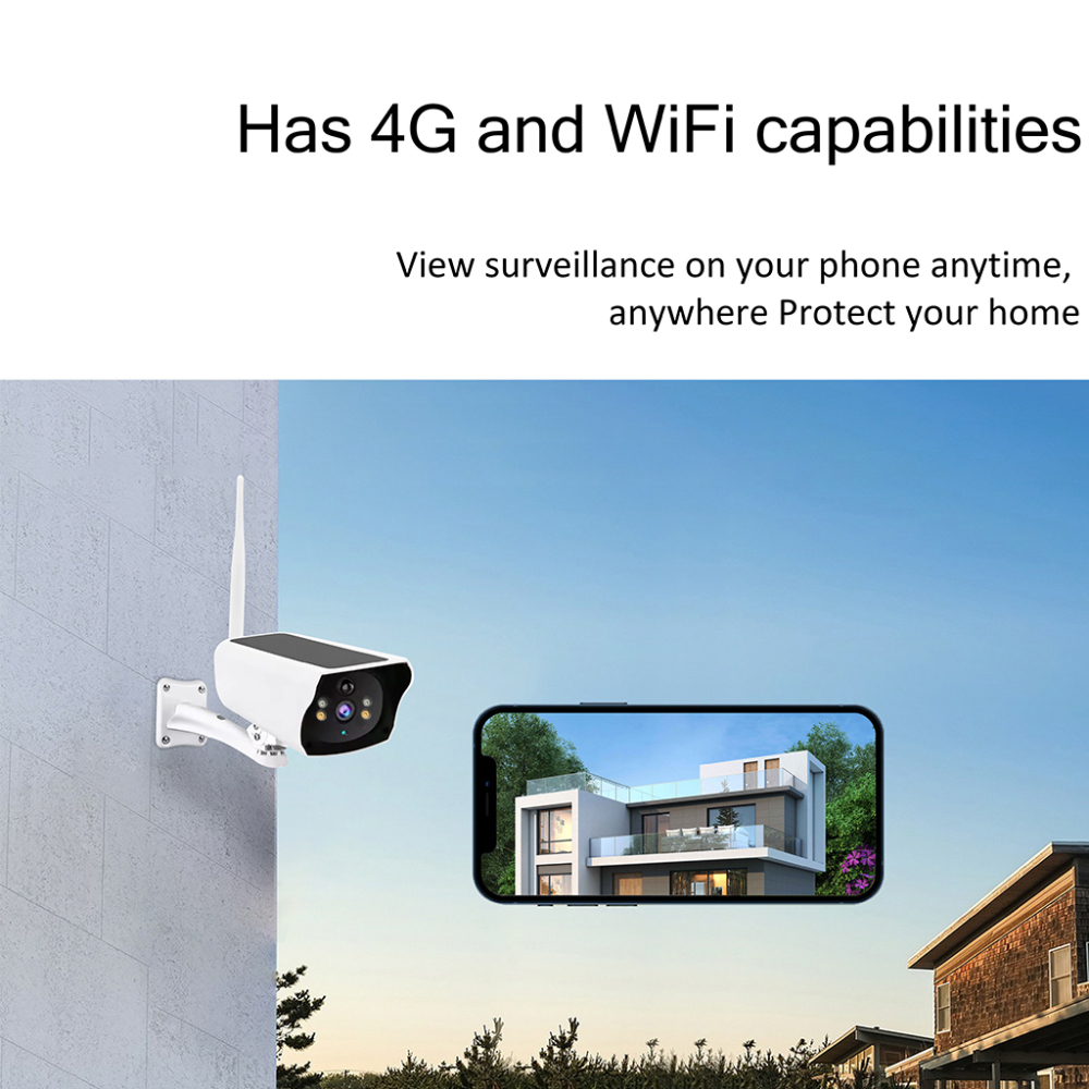 BDI 4G/LTE Solar CCTV Camera Kit: Battery & 32GB SD Card Included"