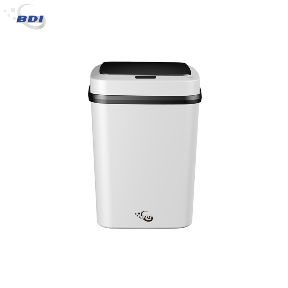 BDI Electric Trash Can Sensitive Mute Odor Isolation Waterproof Automatic Motion Sensor Kick Vibration Rubbish Bin