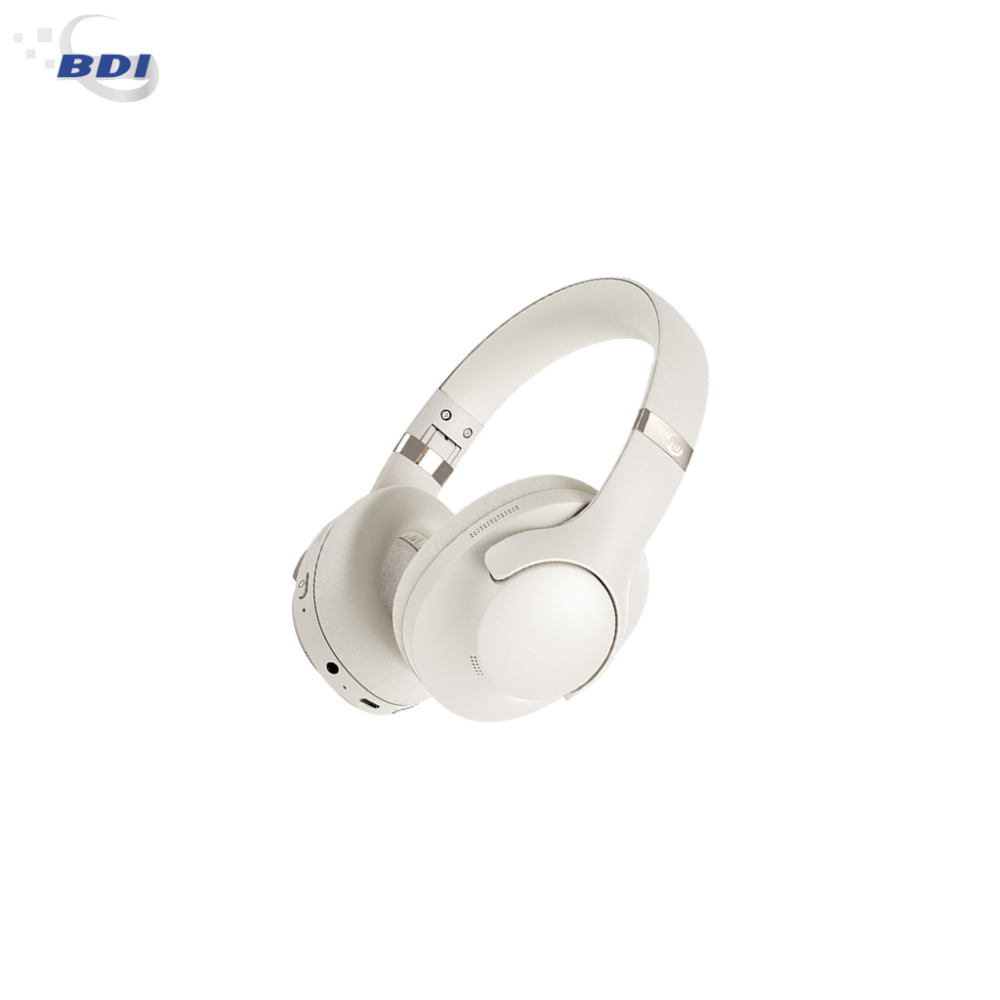 BDI Active Noise Cancelling Wireless Headphones with Hi-Fi Audio, Comfortable for Travel/Office/Game
