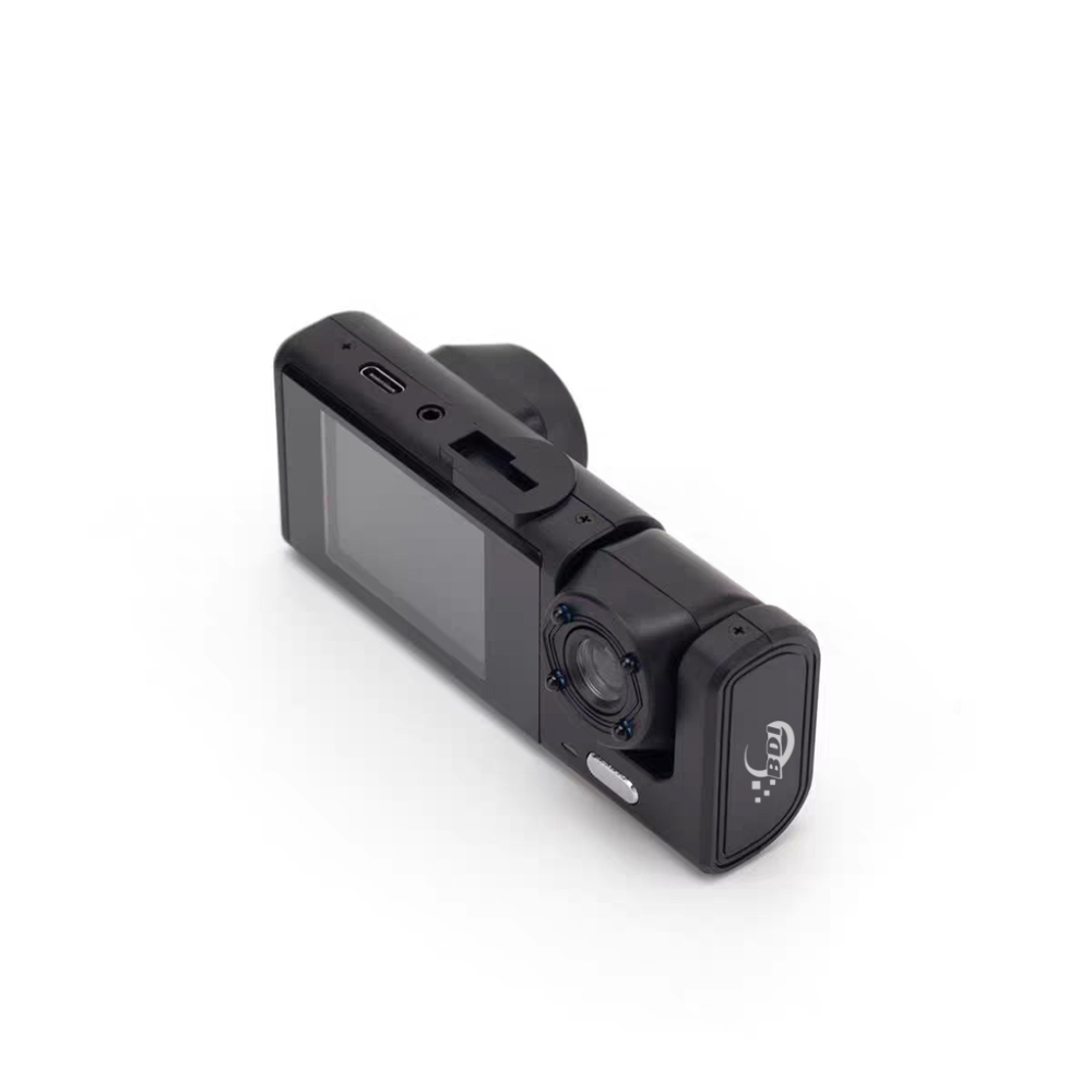 BDI 3 Camera Dash Cam 1080P Front and Inside 2 Inch Screen Dashcam Black Box Driver C309