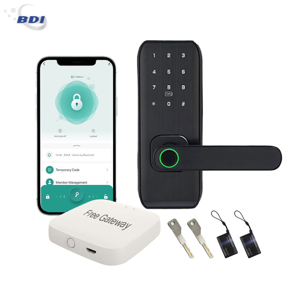 BDI Digital Smart TouchPad Door Lock with Tuya APP & Key Card OS615