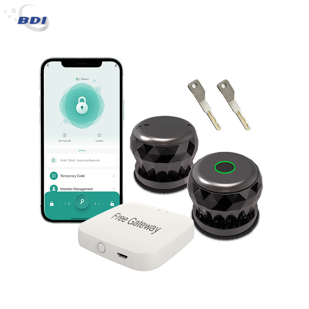BDI Smart Knob Biometric Door Lock with Keys & TUYA App Control 2303TY-F