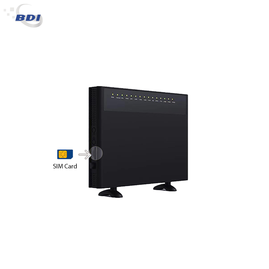 BDI Super Hybrid 4G/LTE VDSL Gigabyte Modem Router with VoIP and 4G Failover C5912TR-V2