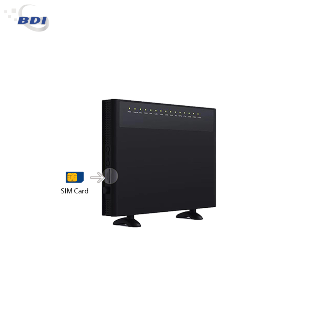 BDI Super Hybrid 4G/LTE VDSL Gigabyte Modem Router with VoIP and 4G Failover C5912TR-V2