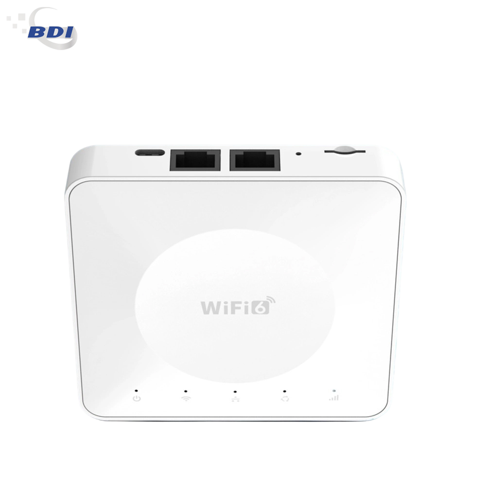 4G LTE WiFi 6 router portable SIM card hotspot 32 devices connected to dual Ethernet ports