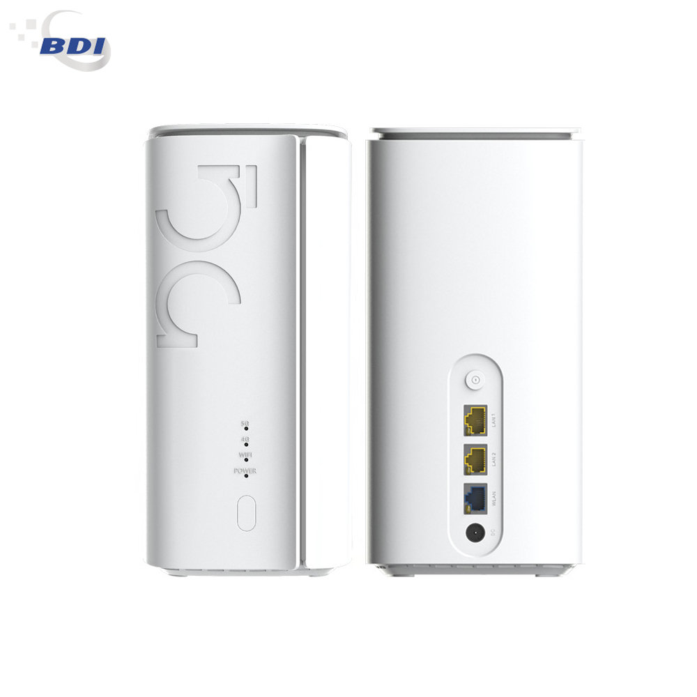5G WiFi 6 CPE Router with Qualcomm Chip 8 Antennas  SIM Card Slot Gigabit Ethernet Ports