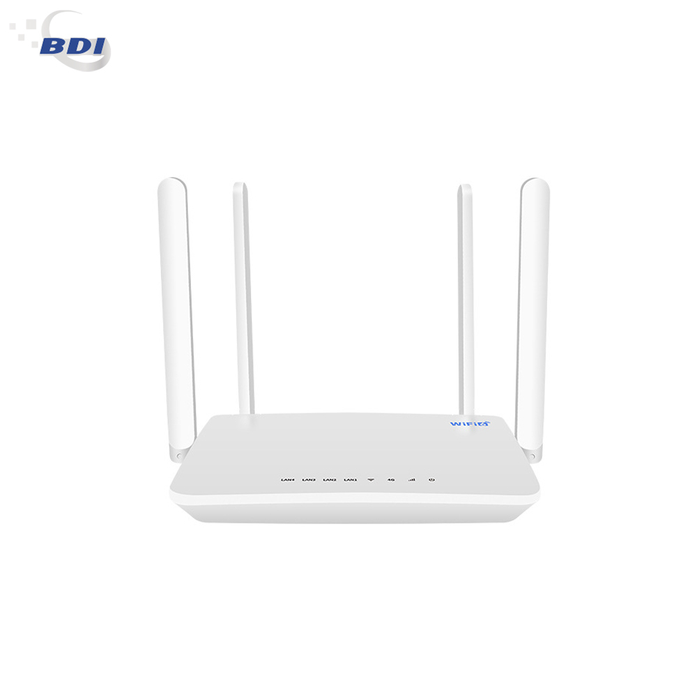 WiFi 6 4G LTE Router  SIM Card Portable Internet Hub 4 Ethernet Ports Connects 32 Users