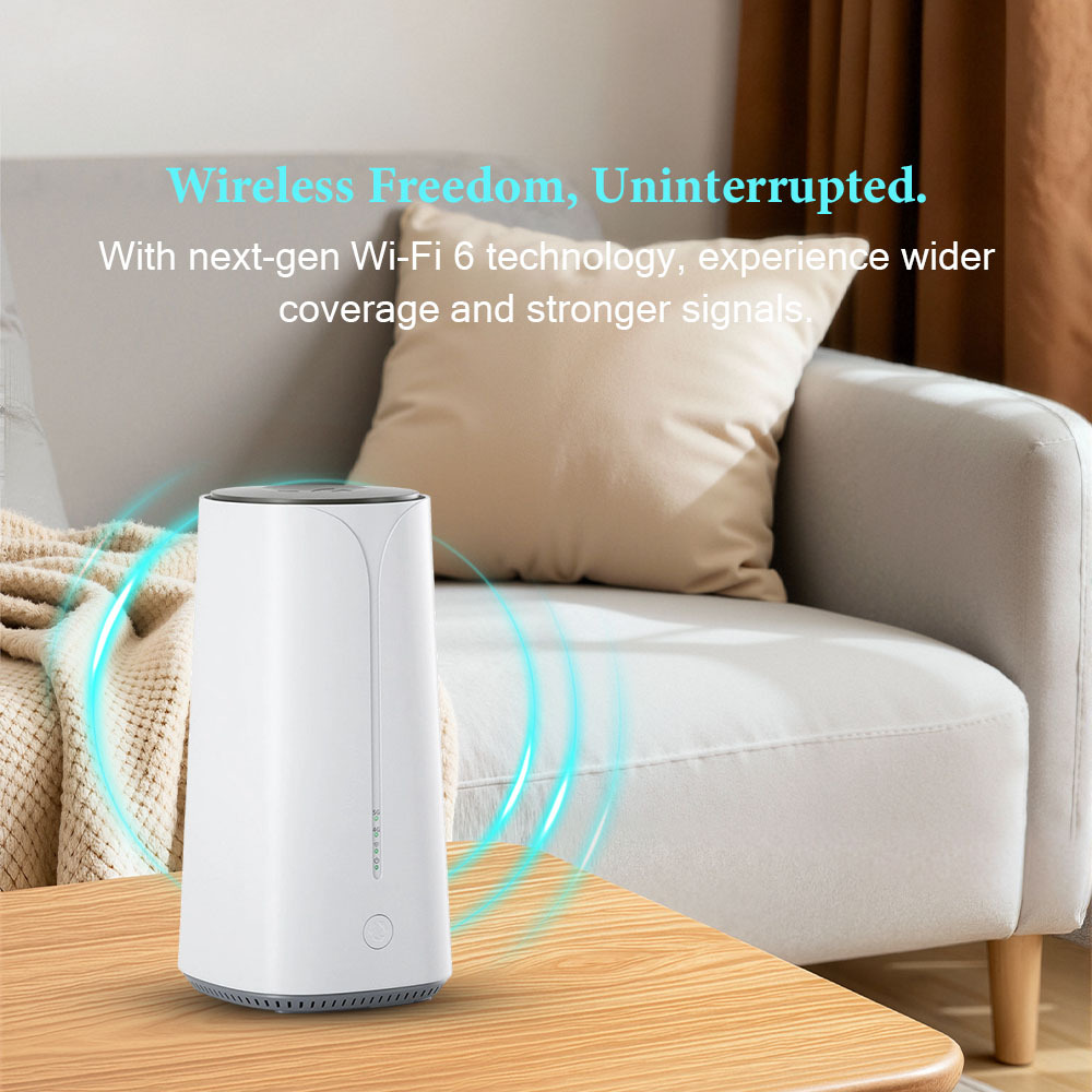 5G CPE Router Plug and Play 25Gbps Download Speed WiFi 6 AX3000 Global Band Support