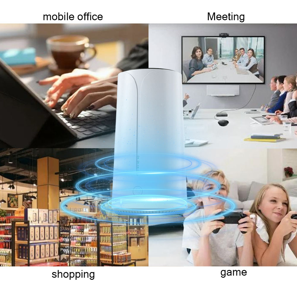 5G CPE Router Plug and Play 25Gbps Download Speed WiFi 6 AX3000 Global Band Support