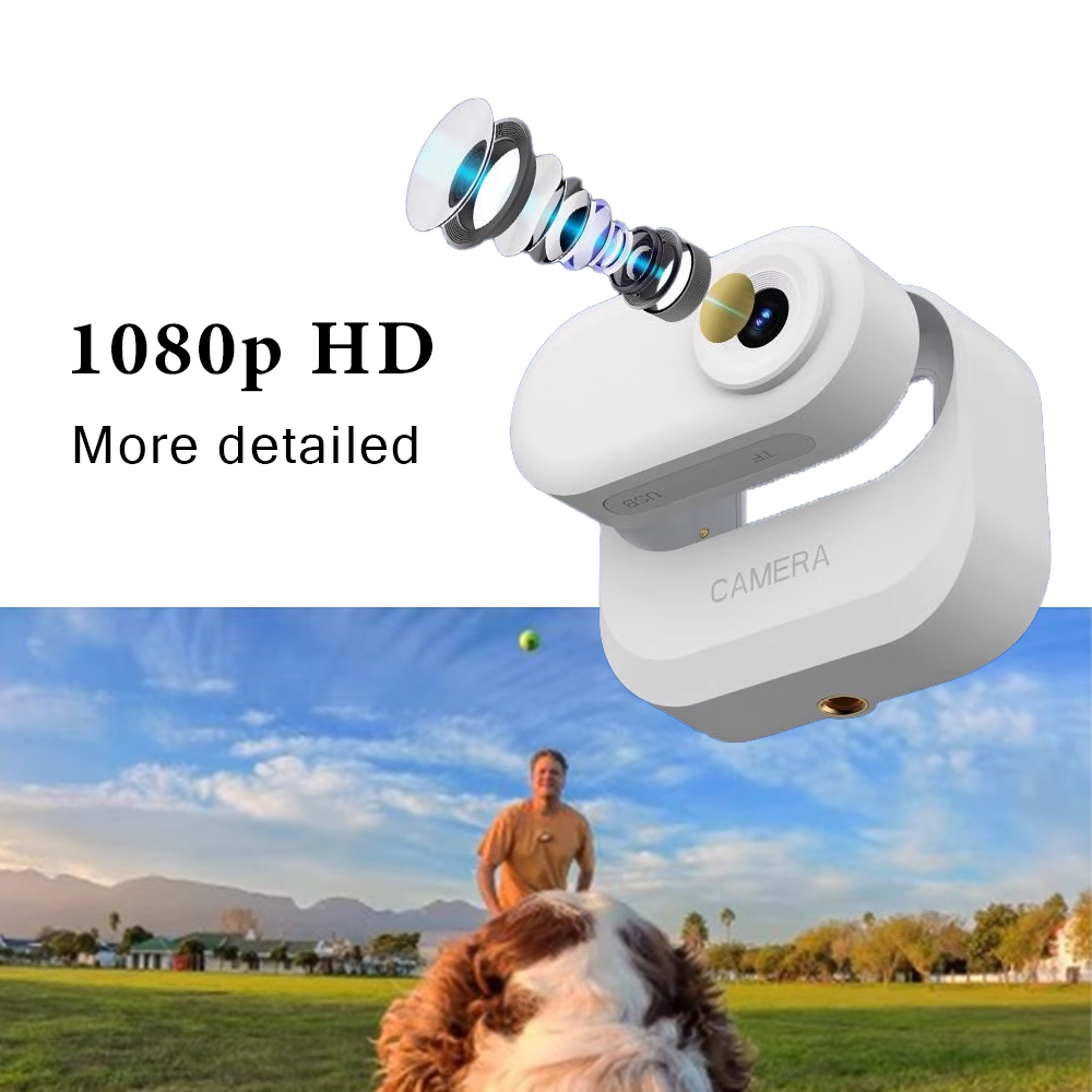 HD Magnetic Thumb Sports Camera with Charging Case