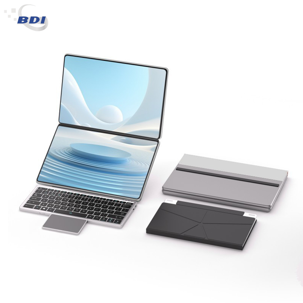 Dual Screen Laptop - 2-in-1 Foldable Portable Computer with Dual 10.95inch IPS Touchscreens