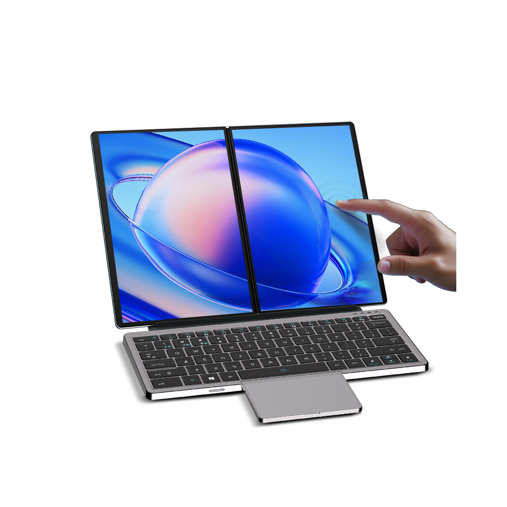 Dual Screen Laptop - 2-in-1 Foldable Portable Computer with Dual 10.95inch IPS Touchscreens