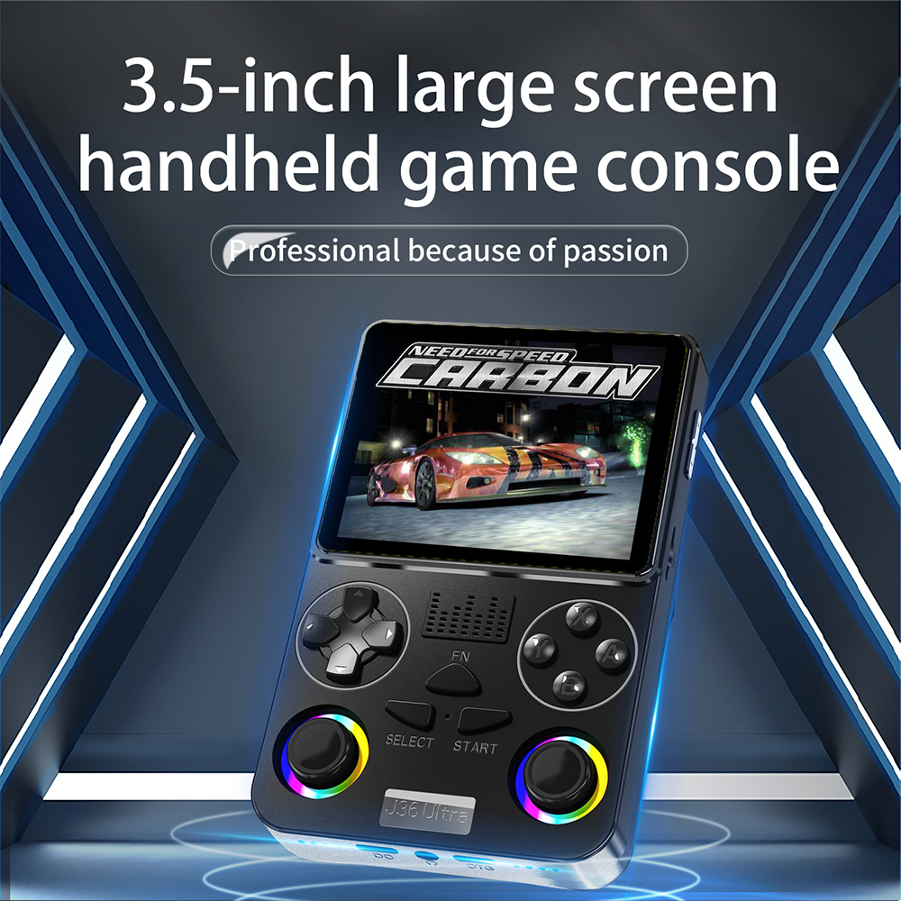 J36 Ultra Game Console Supports Two-Player Battles and Global Internet Connection