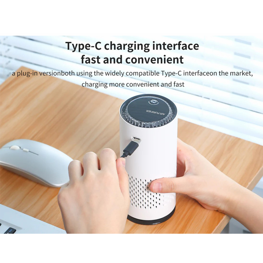 BDl Portable Home Car Air Purifier T4