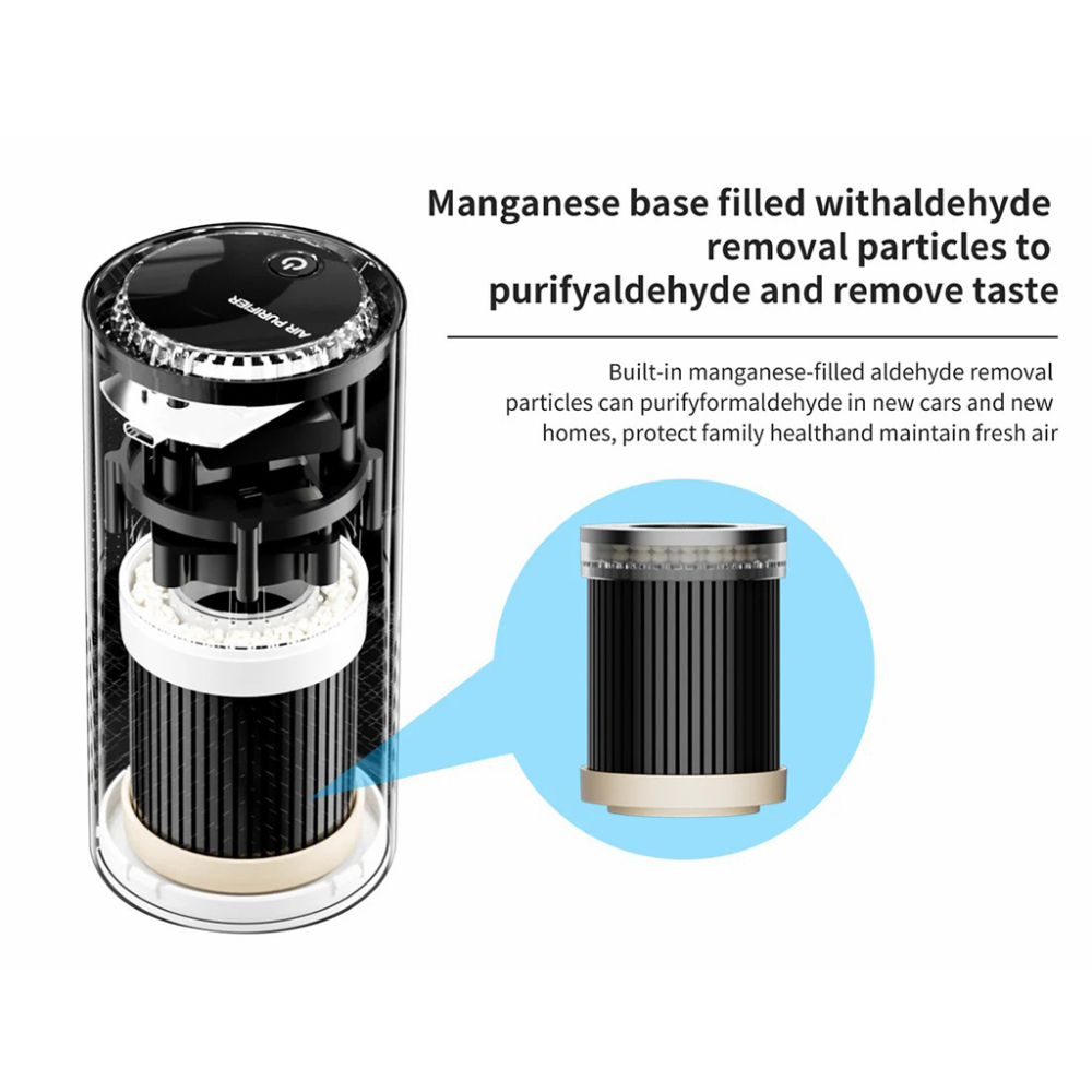 BDl Portable Home Car Air Purifier T4