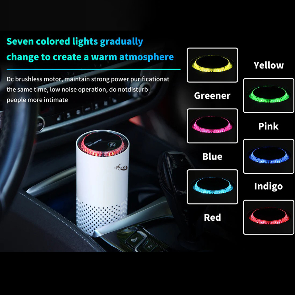 BDl Portable Home Car Air Purifier T4