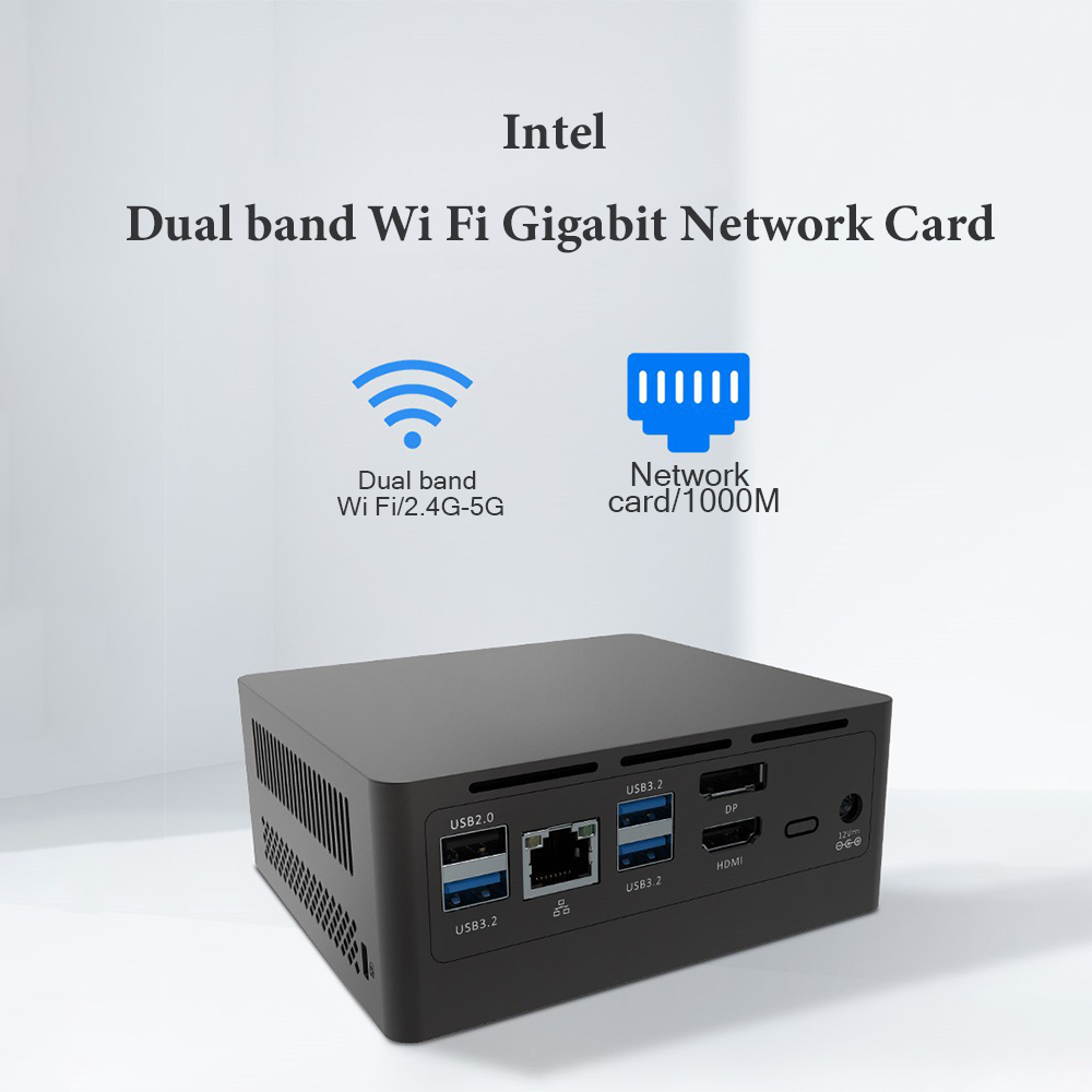 BDI N150 Home Office 4K Gaming Mini Portable Computer 16G RAM 512G SSD