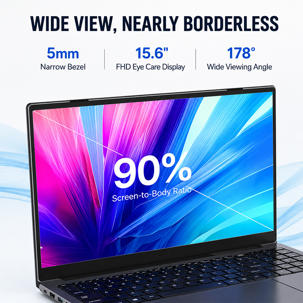 TU20 15.6-Inch Laptop –1920×1080 FHD Display 16GB RAM 256GB SSD