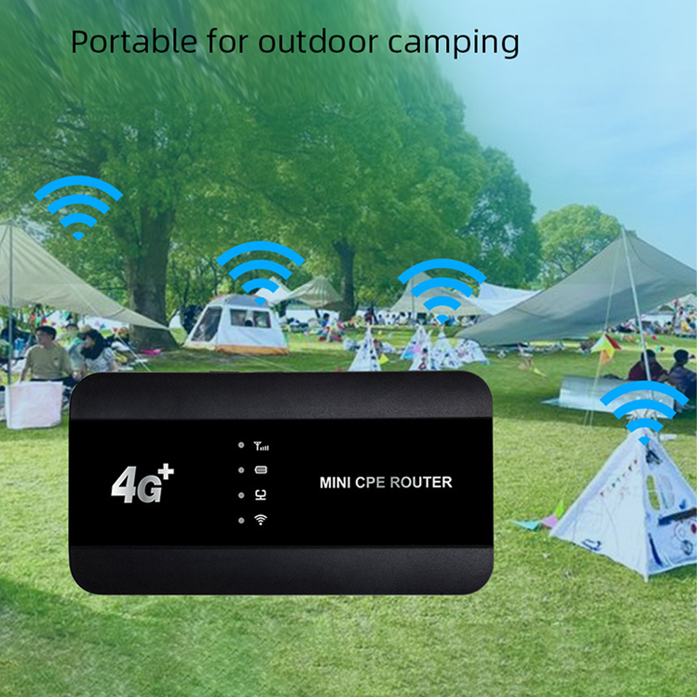 Portable 4G CPE Router Wi-Fi 6 with LAN Port Portable