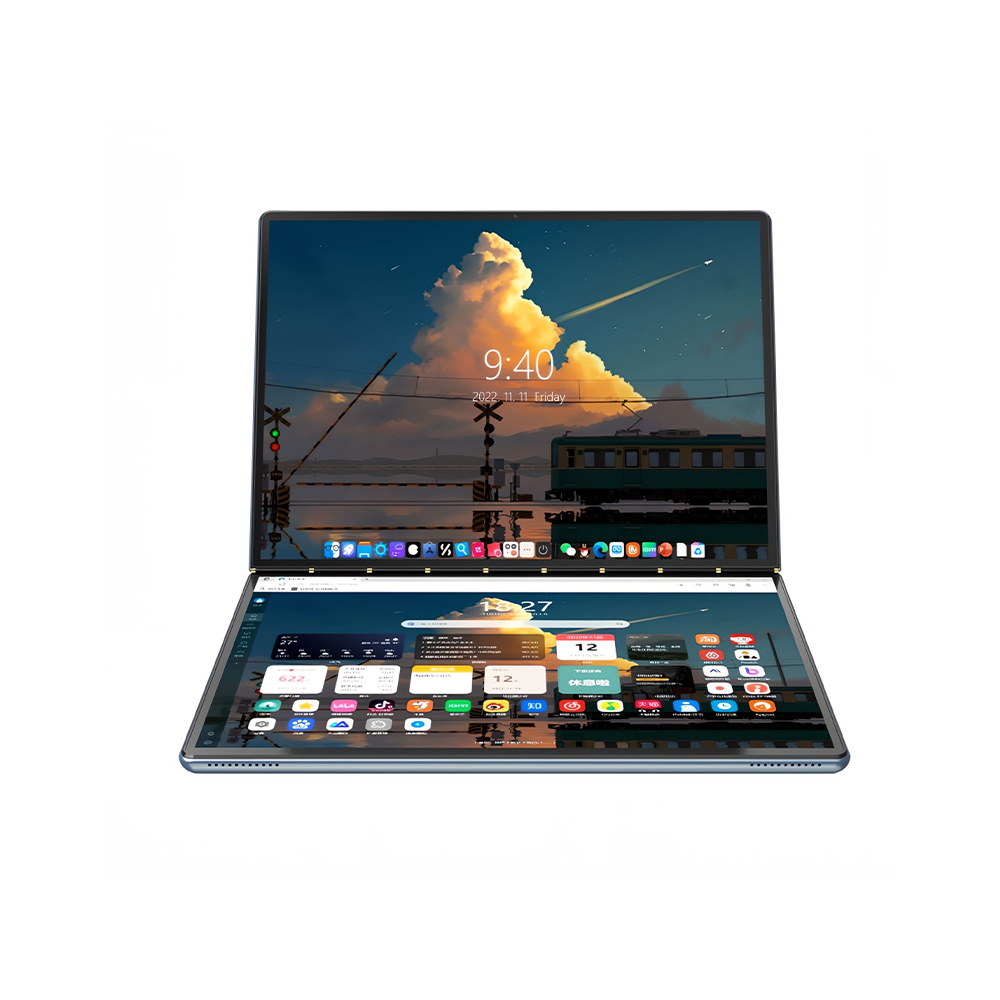 14 inch Foldable Laptop with Dual Touchscreens 32GB RAM 1TB SSD