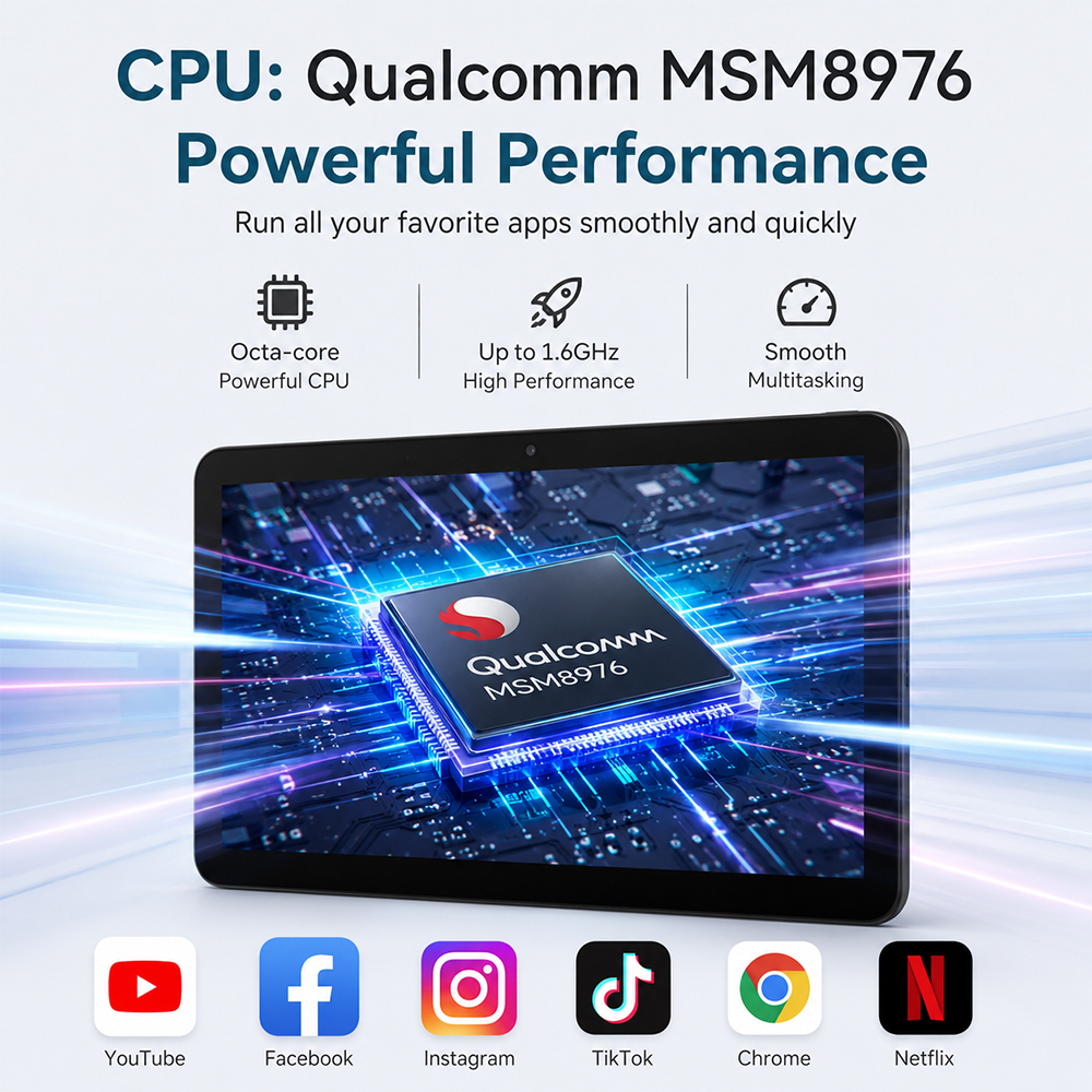 BDI 8.9" 2.5K Android Tablet – Snapdragon Processor, 24MP Camera