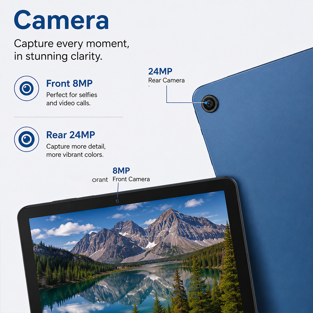 BDI 8.9" 2.5K Android Tablet – Snapdragon Processor, 24MP Camera