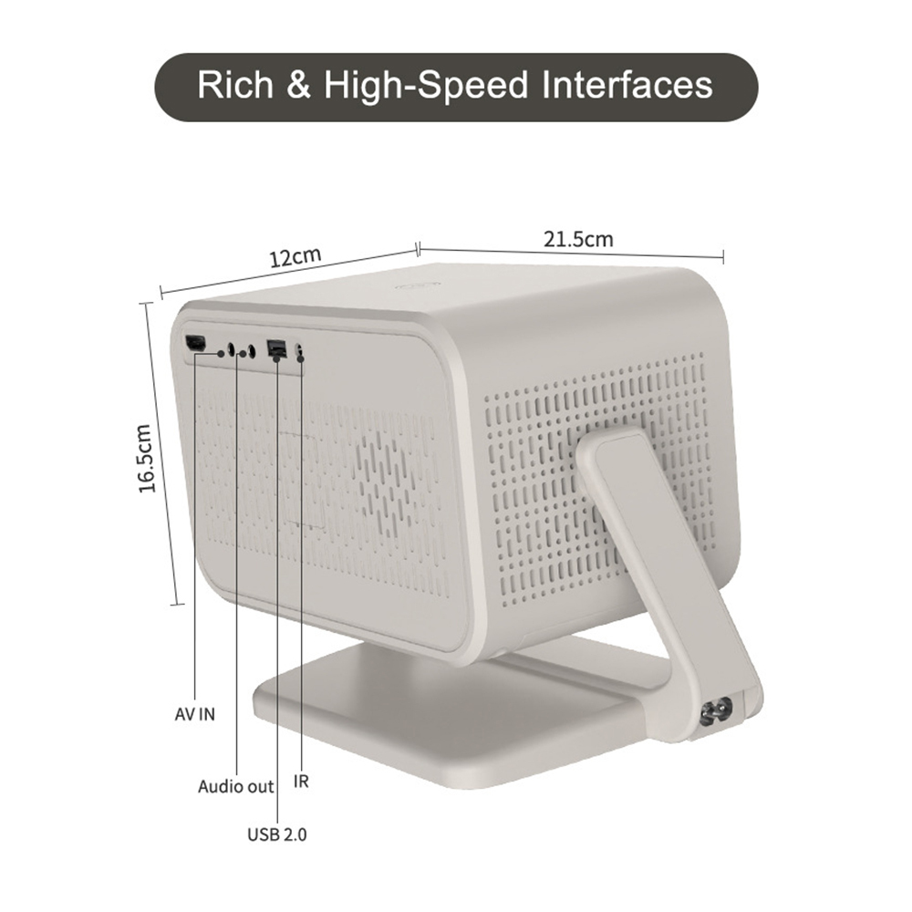 BDI Smart Projector P21 – Native 1080P Wi-Fi 6 Portable Projector with Auto Focus & 4K Support