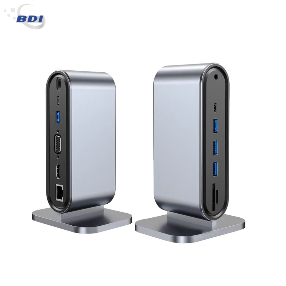 BDI 2201 12-in-1 USB-C Docking Station – 4K HDMI Multiport Hub with PD 100W